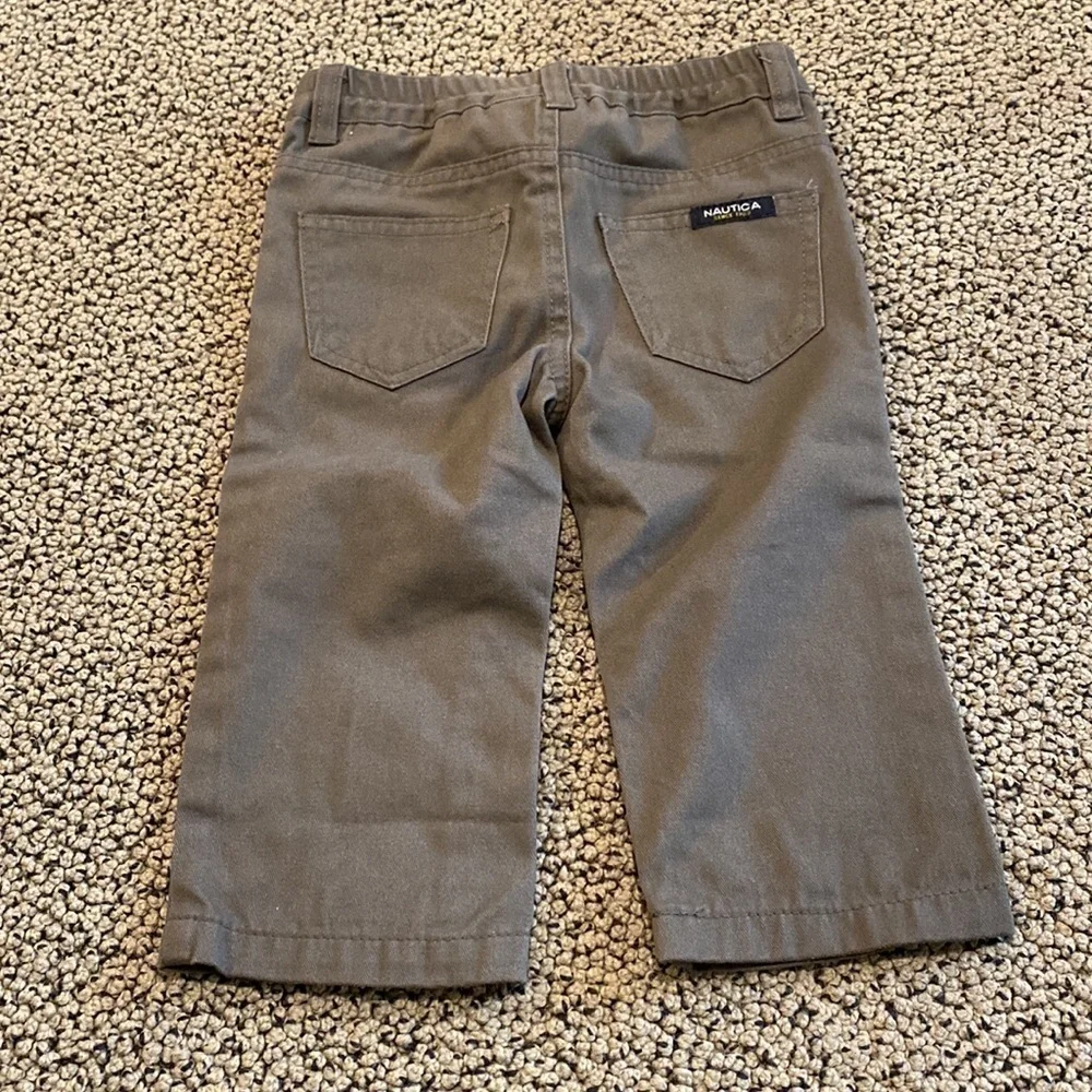 Nautica Gray Pants Size 12 Month in Like New Condition